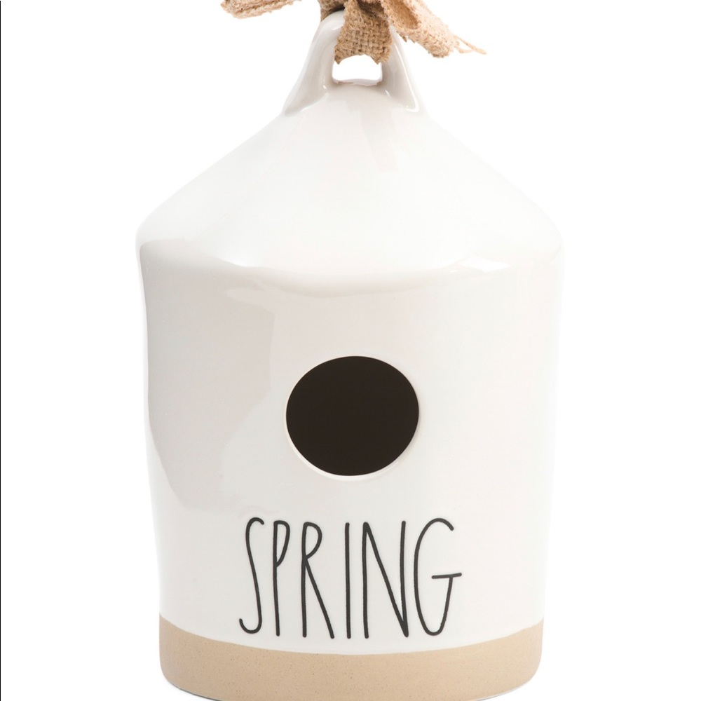 Rae Dunn Bird House Spring